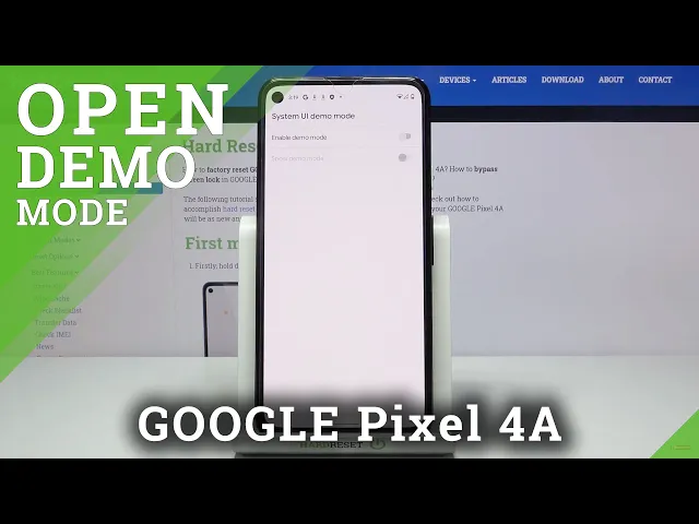 Video thumbnail for How to Turn On Demo Mode – GOOGLE Pixel 4A and Additional Mode Checking