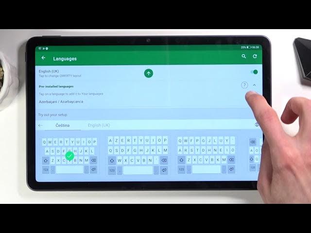 Video thumbnail for How to Switch Keyboard Language in HUAWEI MatePad 10.4 – Keyboard Dictionary