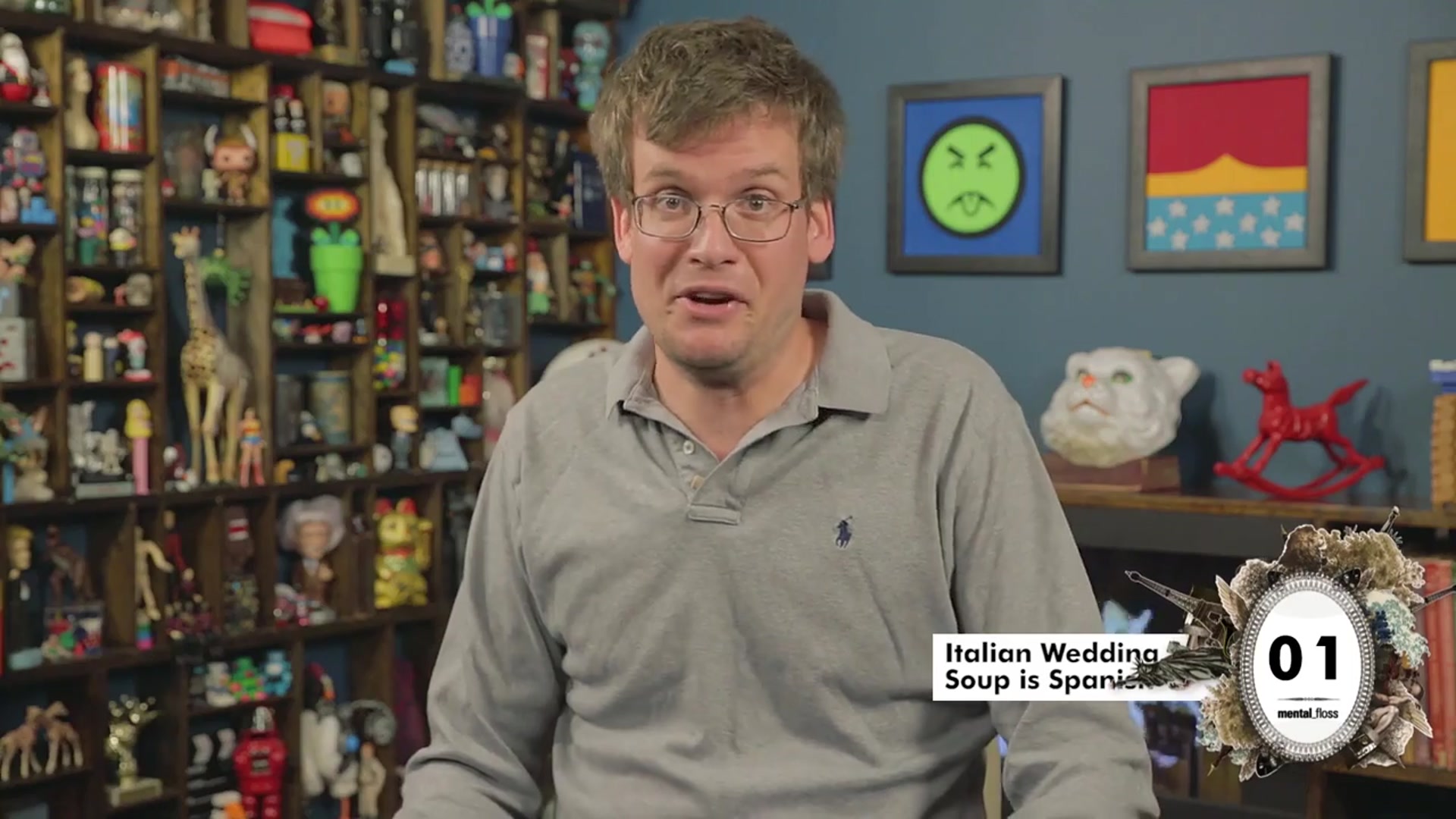 'Video thumbnail for 24 Food Origins - mental_floss on YouTube - List Show (313)'