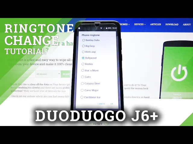 Video thumbnail for How to Change Ringtone on DUODUOGO J6+ - List of Ringtones