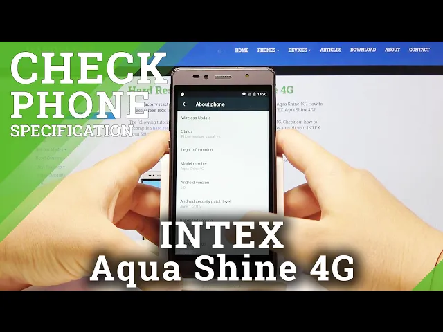 Video thumbnail for Locate Specifications of INTEX Aqua Shine 4G - Check Phone Specs
