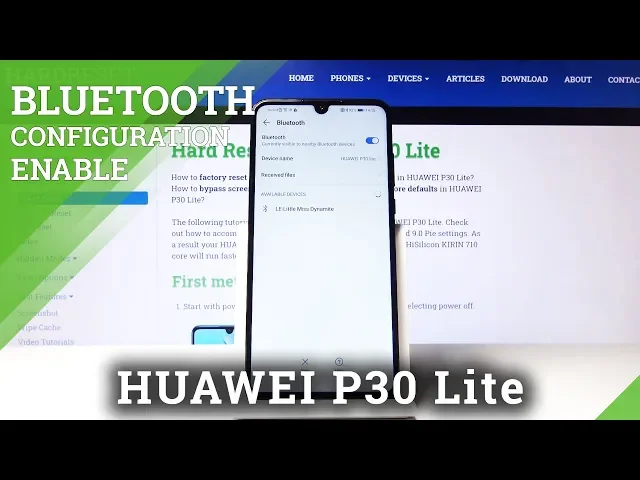 Video thumbnail for How to Pair Device with Huawei P30 Lite - Connect Bluetooth Device
