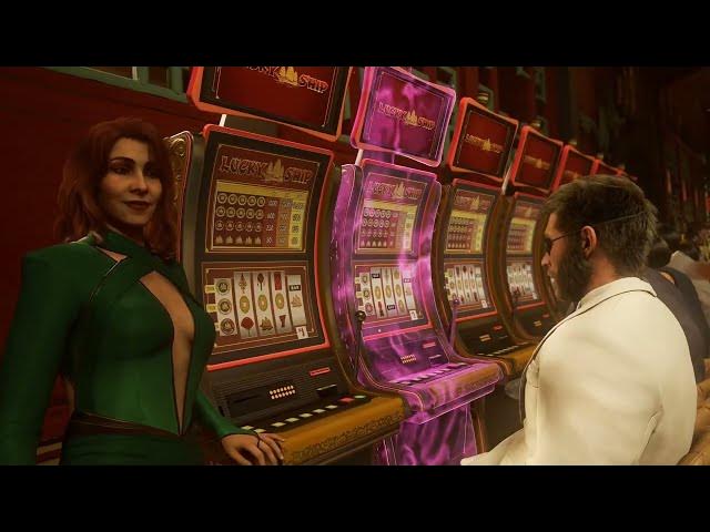 Video thumbnail for Marvel's Wolverine - Roll The Dice: Look For a Distraction: Jean and Logan Play Slots "Jackpot!"