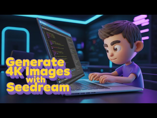 Video thumbnail for How to Generate and edit 4K images with Seedream 4.0