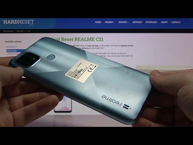 Video thumbnail for Blue Colour Presentation Realme C21 – How Boba Black Looks Like?