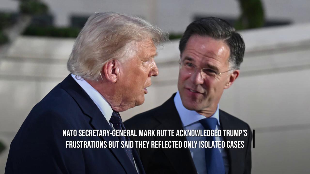 Video thumbnail for Trump Says Greenland Is 'Very Important' To The US During NATO Meeting.