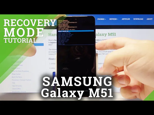Video thumbnail for How to Enter Recovery Mode in SAMSUNG Galaxy M51 – Find Recovery Mode