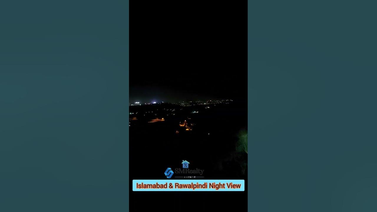 Video thumbnail for Islamabad and Rawalpindi Night View From Bahria Town
