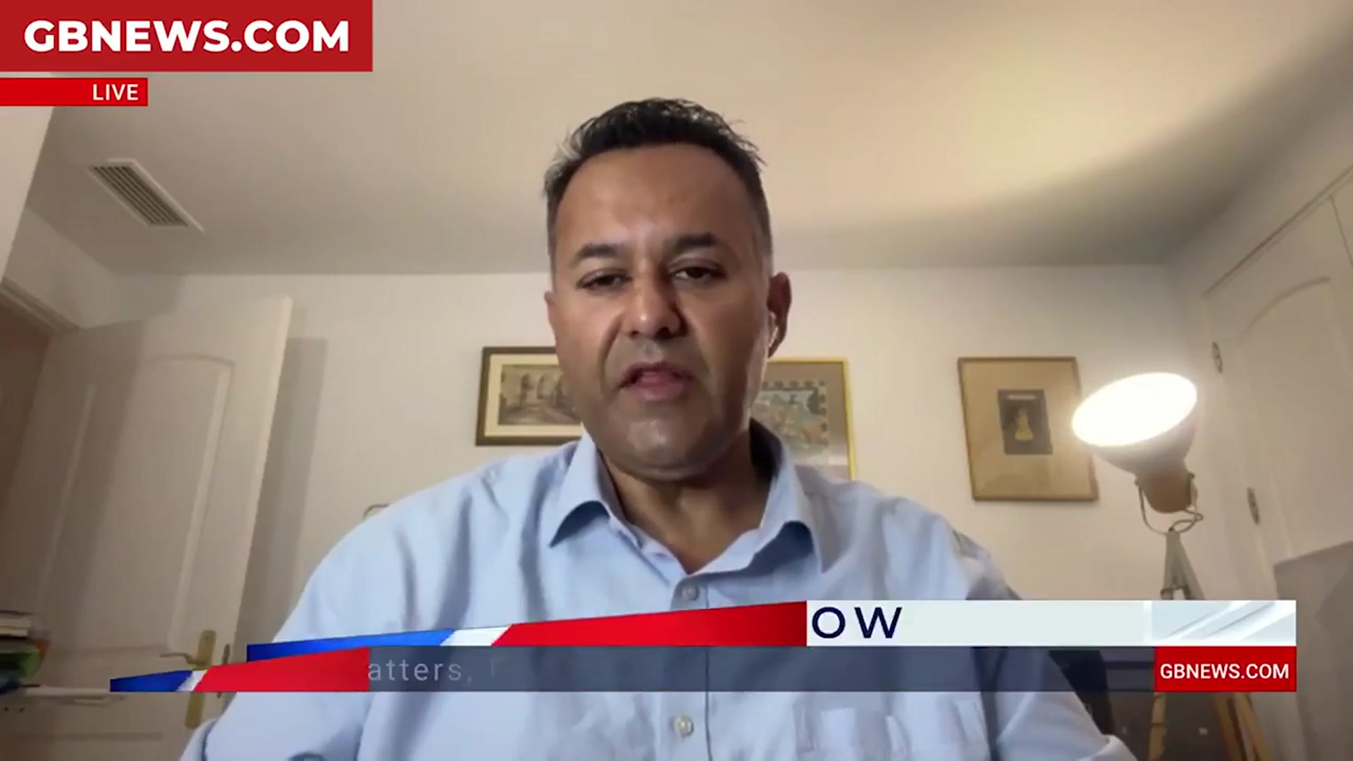 'Video thumbnail for WATCH: British Muslim tells GB News it is 'not racist' to fly Union Jack and St George's flags'