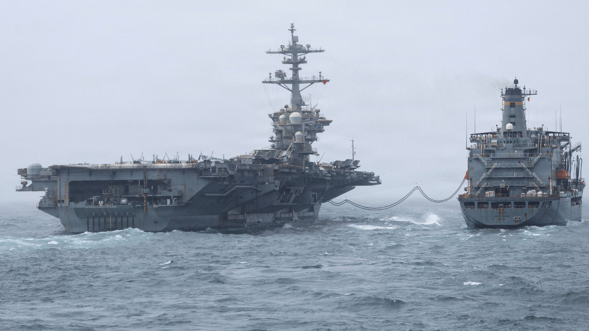Video thumbnail for The toll of stretching US aircraft carriers thin for the Iran war