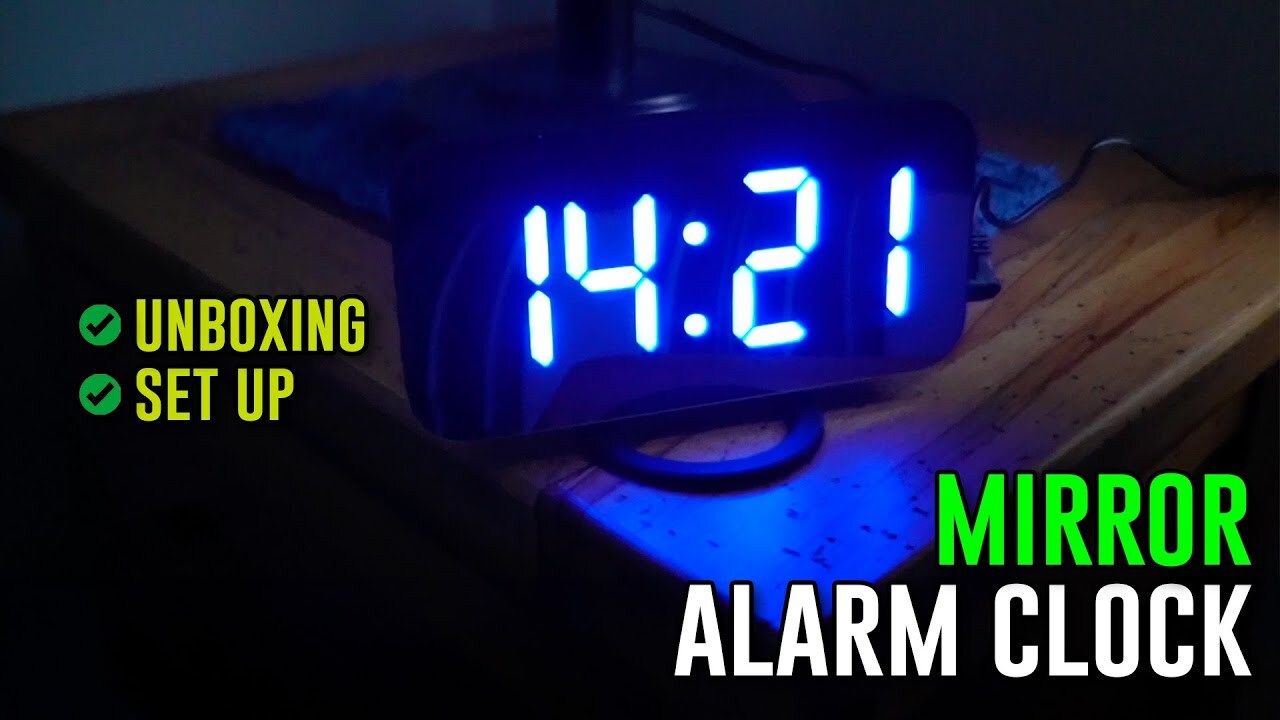 Video thumbnail for What To Expect With The SZELAM Mirror Surface Digital Alarm Clock