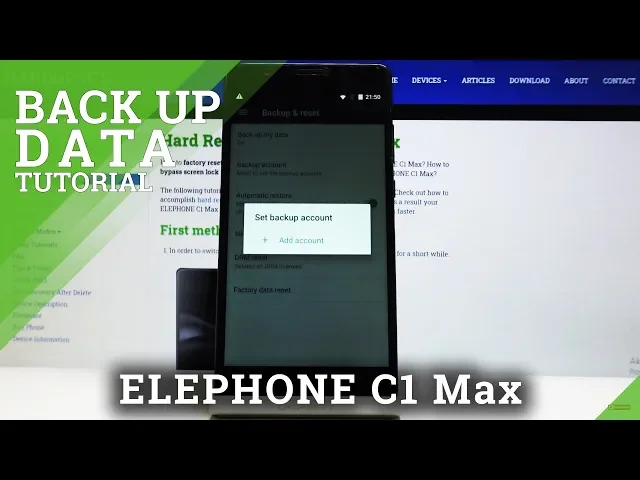 Video thumbnail for How to Activate Google Backup in ELEPHONE C1 Max – Create Google Account