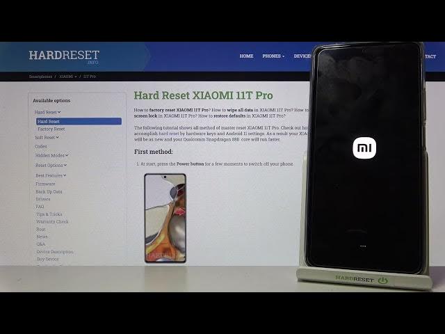 Video thumbnail for XIAOMI 11T Pro Boot Animation | Default Welcome Logo & Sound