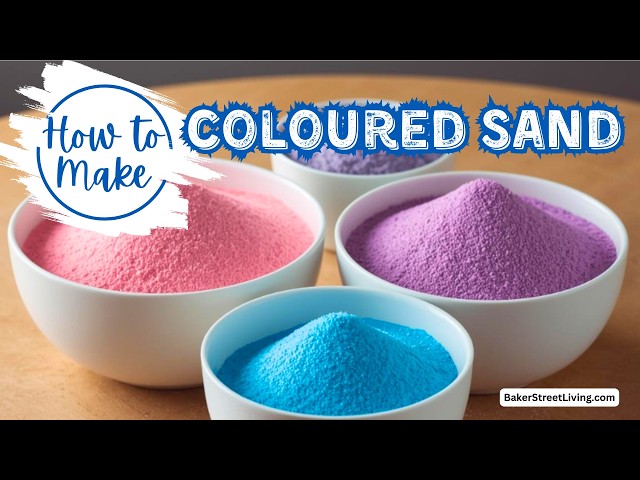 Video thumbnail for How to Make Colored Sand at Home | Easy DIY Method for Coloring Sand at home)