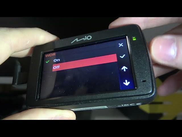 Video thumbnail for Mio MiVue 731 How To Enable & Disable WDR