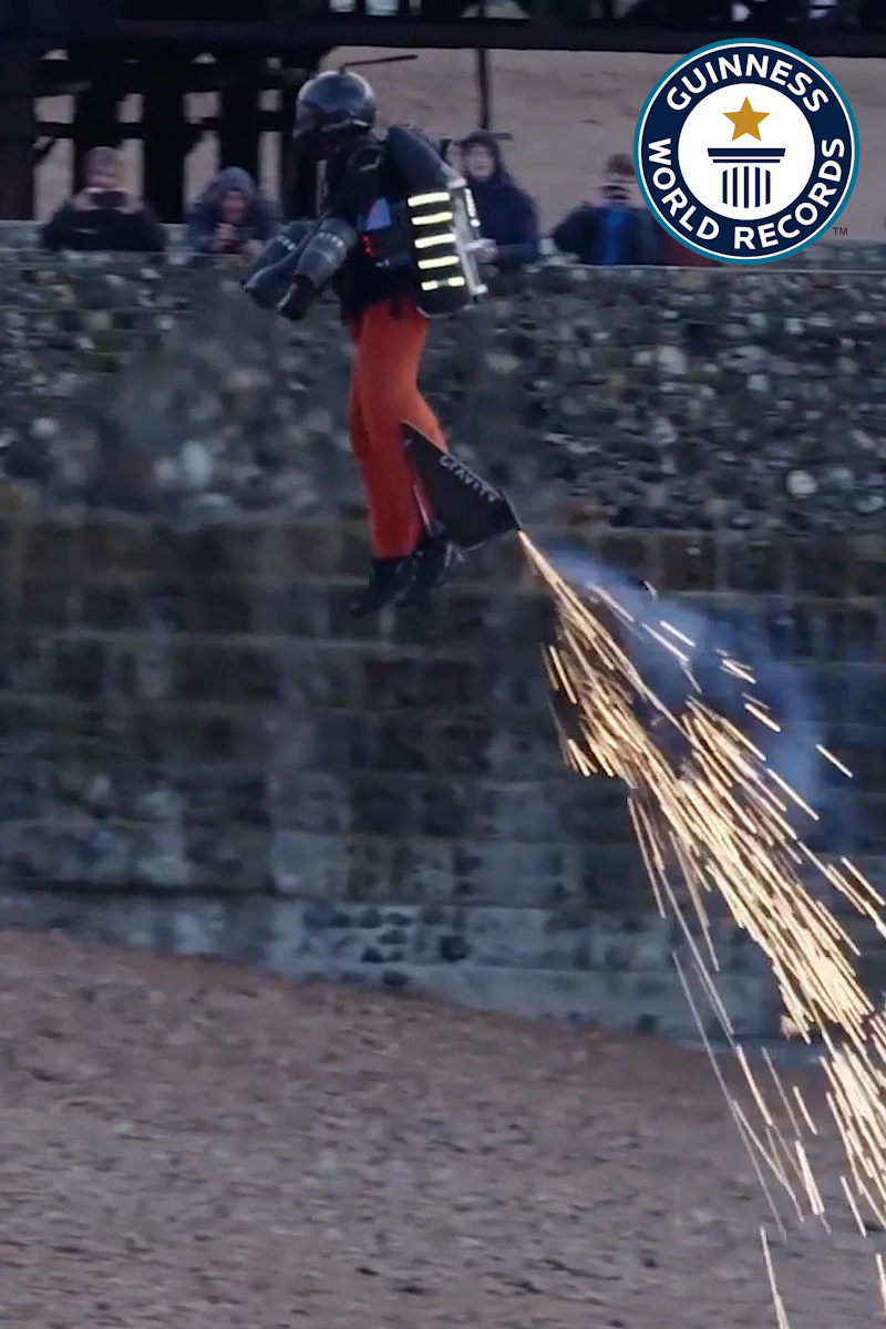 'Video thumbnail for Pioneering the future, advancing jet suit technology'