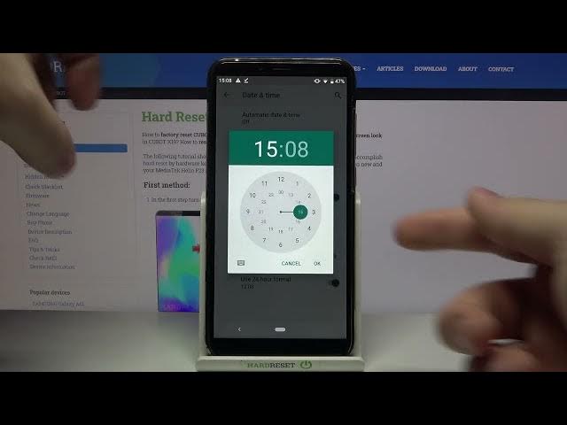Video thumbnail for How to Change Data & Time on Cubot X19 | Data & Time on Cubot X19