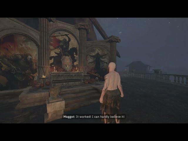 Video thumbnail for Tainted Grail: The Fall of Avalon - Menhir Rites: Maggot "It Worked" Lord Yvain and Denholm Sequence