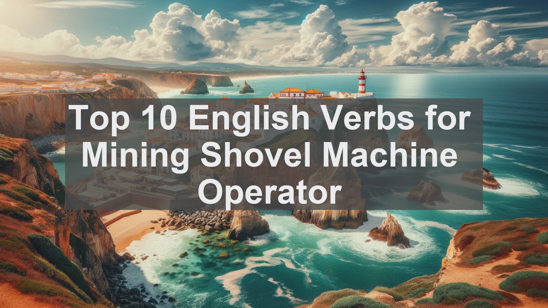'Video thumbnail for Top 10 English Verbs for Mining Shovel Machine Operator'