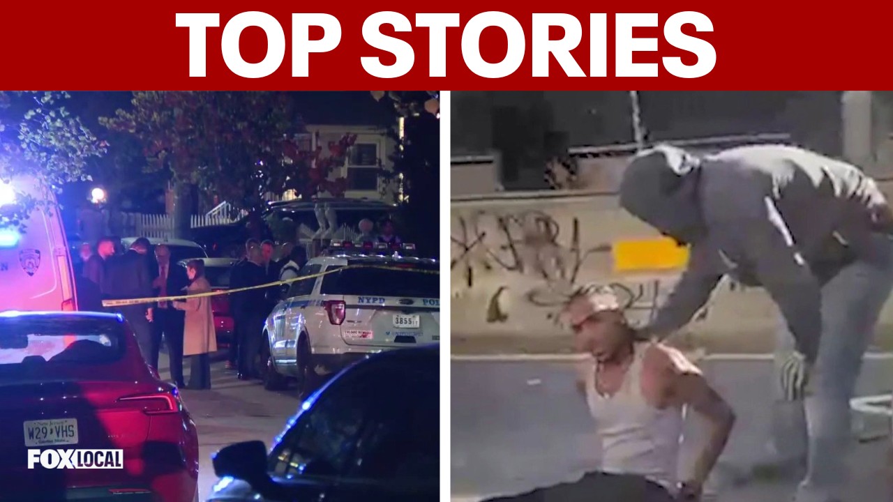 Video thumbnail for Police shoot knife-wielding woman after NYC stabbing; judge denies release of man shot by ICE