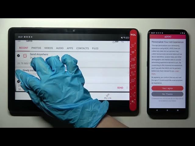 Video thumbnail for Transfer Files From TCL TAB 10 To Any Android Device