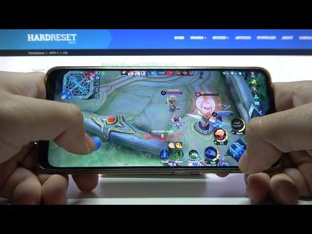 Video thumbnail for Mobile Legends Gameplay on OPPO A15 – Game Test