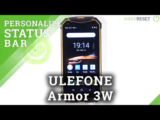 Video thumbnail for How to Customize Notification Bar Icons in Ulefone Armor 3W  - Adjust Notification Bar Icons