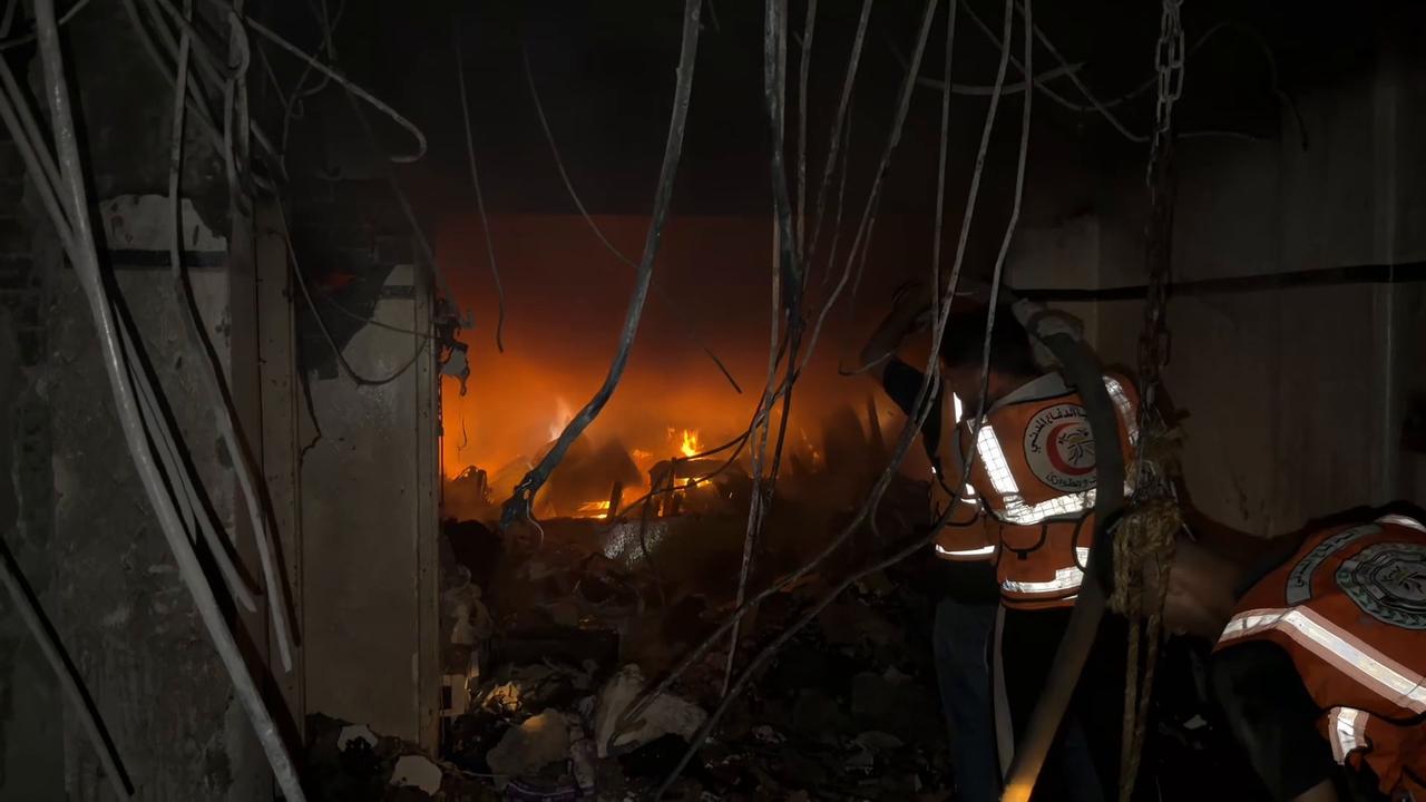 Video thumbnail for 5 Palestinians killed, 18 injured in Israeli strike on apartment in central Gaza City despite ceasefire (2).