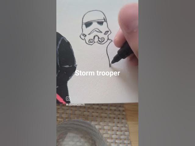 Video thumbnail for #artist #music #drawing #starwars #starwarsart #viral