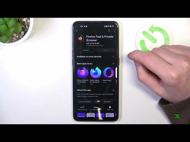 Video thumbnail for How to Install Firefox Browser in Oppo Reno 8T – Set Up Default Firefox
