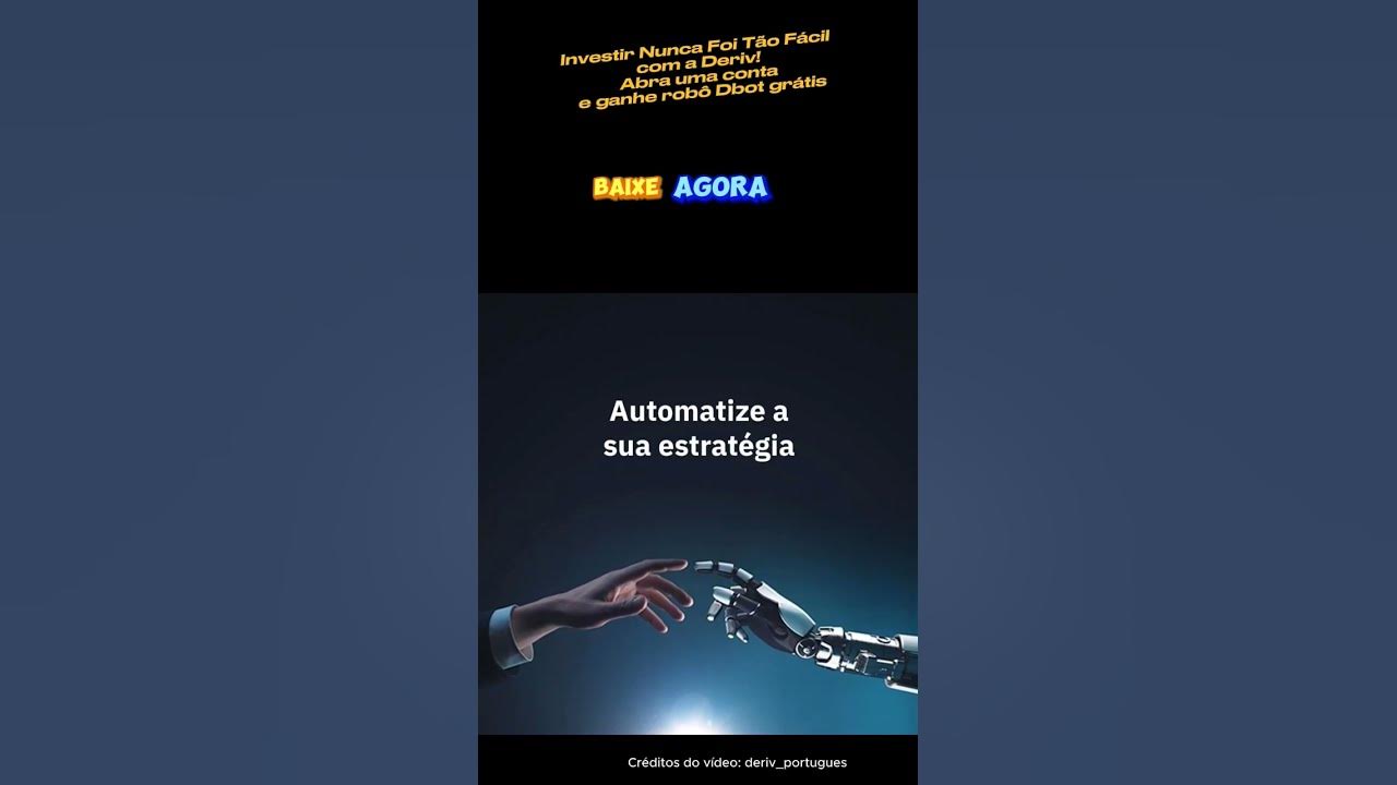 Video thumbnail for ✔️Faça seu dinheiro trabalhar por você com a Deriv