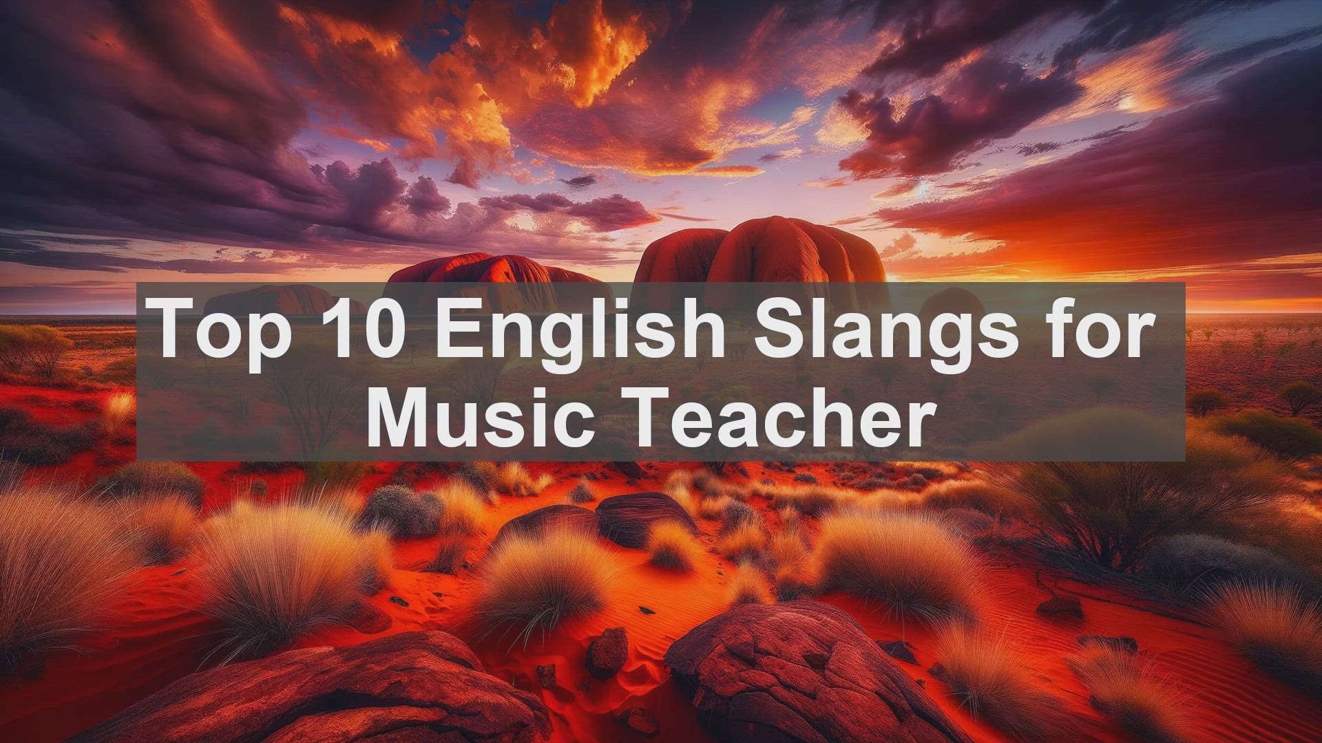 'Video thumbnail for Top 10 English Slangs for Music Teacher'