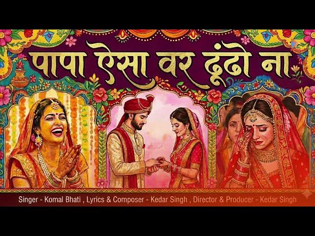 Video thumbnail for पापा ऐसा वर ढूंढो ना | Papa Aisa Var Dhundo Na | Bidaai Song | Komal Bhati | 2026 #komalbhati