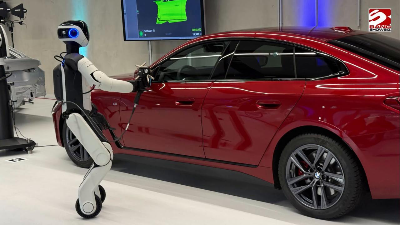 Video thumbnail for BMW uses humanoid robots for car production in Europe