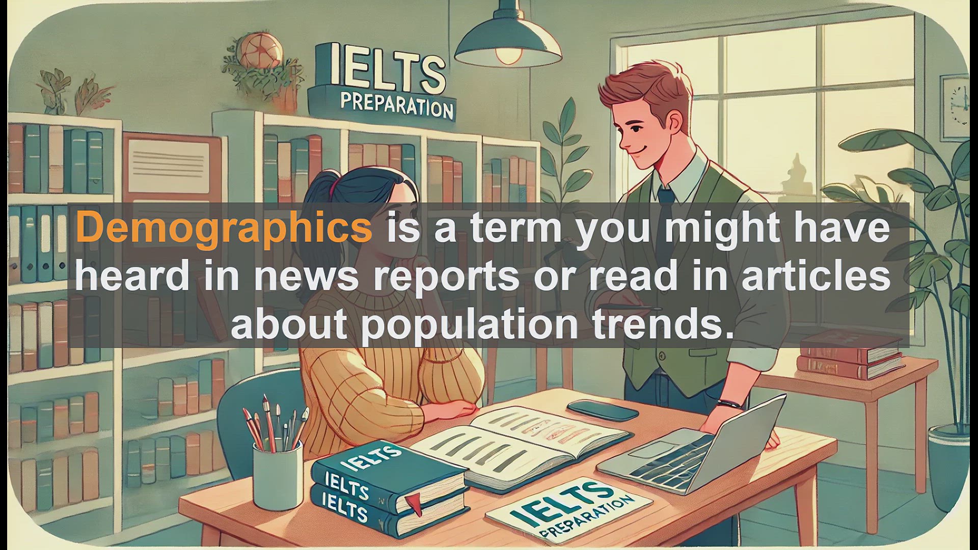 'Video thumbnail for 2500 Must Know IELTS 6.5 Vocabulary - Demographics: Key Concept for IELTS Success'