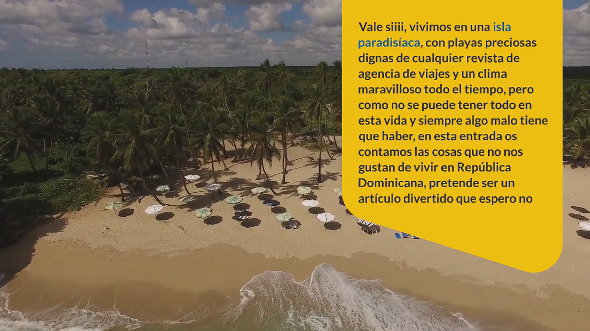 Video thumbnail for Cosas que no me gustan de vivir en República dominicana