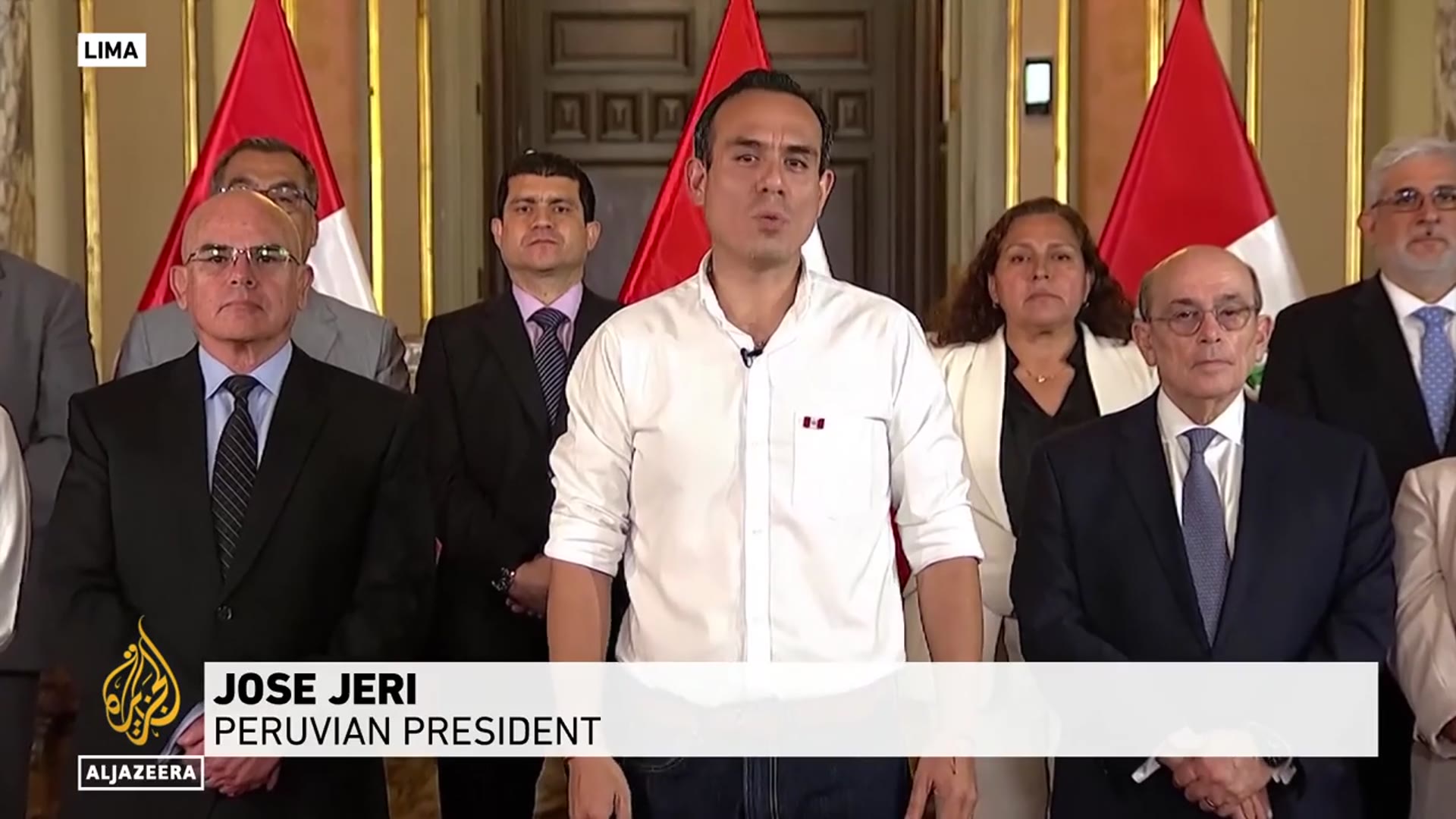 'Video thumbnail for Peru's President Jose Jeri declares state of emergency in Lima to tackle surging crime'