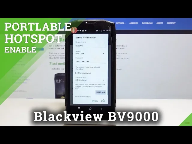 Video thumbnail for How to Activate Portable Hotspot in Blackview BV9000 – Network Sharing