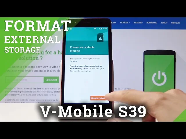 Video thumbnail for How to Wipe SD Card in V-Mobile S39 - SD Card Format Data
