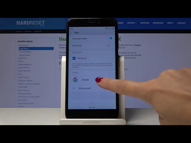 Video thumbnail for How to Add / Delete Google Account in Xiaomi Redmi 4X - Add Google Account Backup