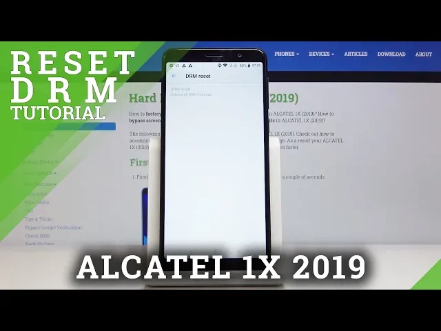 Video thumbnail for How to Restore DRM License in ALCATEL 1X 2019 - Reset Digital Rights Management