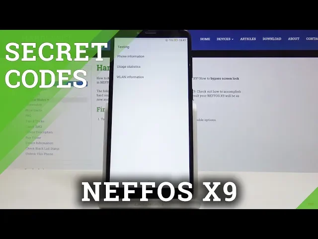 Video thumbnail for SECRET CODES NEFFOS X9 - Hidden Mode / Extra Features