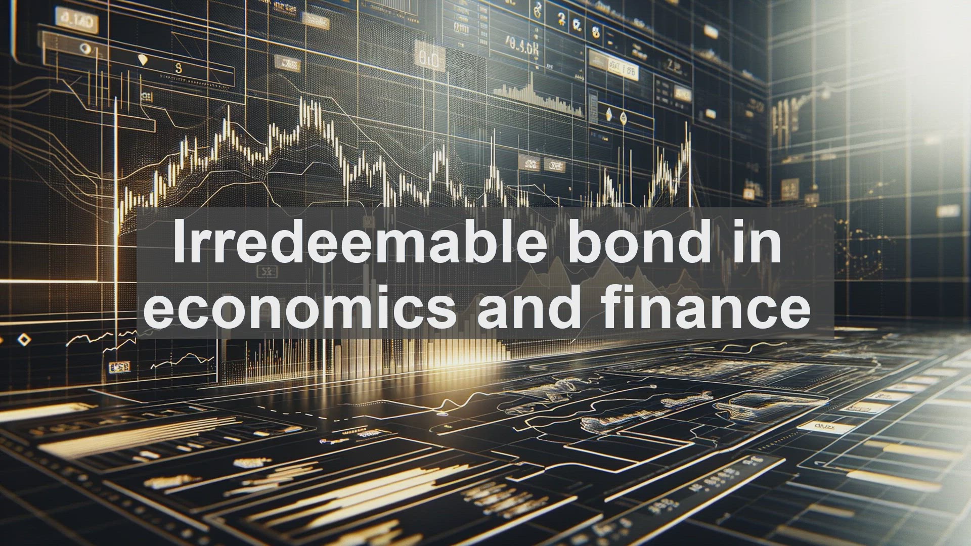 'Video thumbnail for Irredeemable bond in economics and finance'