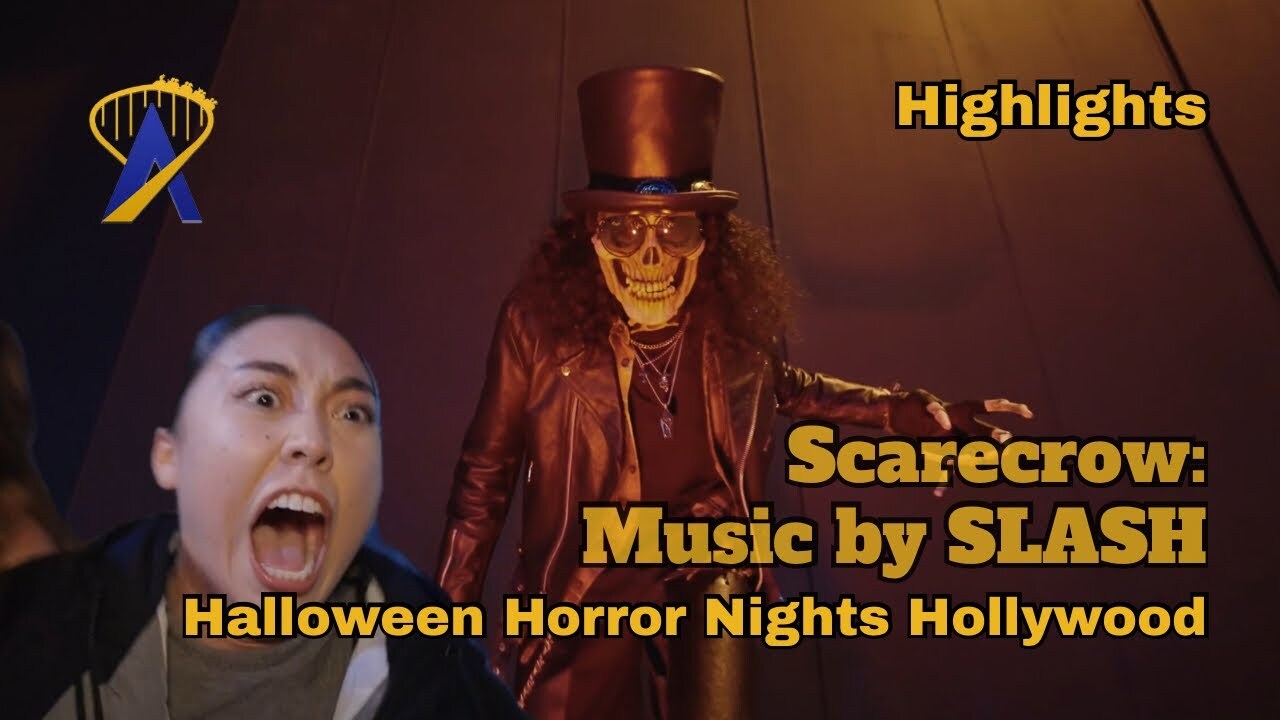 Video thumbnail for Scarecrow: Music By Slash - Haunted House Highlights from Halloween Horror Nights Hollywood