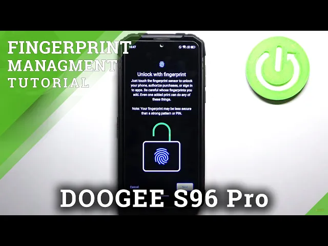 Video thumbnail for How to Unlock DOOGEE S96 Pro by Fingerprint – Set Up Fingerprint