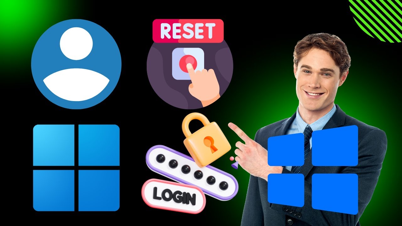 'Video thumbnail for How to Reset or Change Local User Account Password on Windows 11 or 10 | GearUpWindows Tutorial'