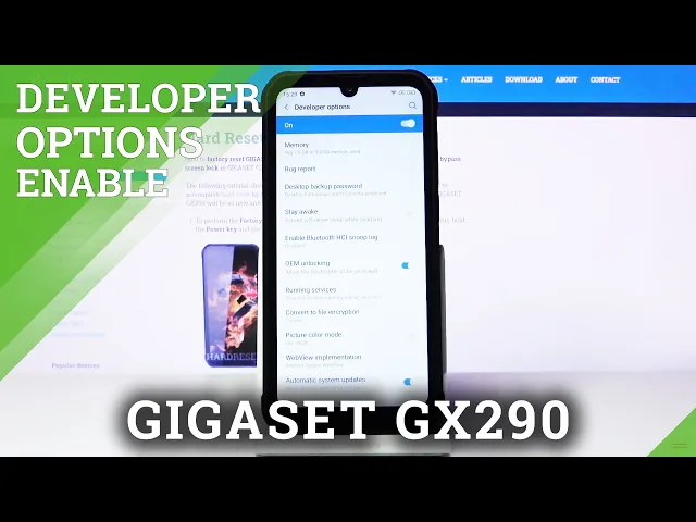 Video thumbnail for How to Get Access to Developer Options in GIGASET GX290 – Advanced Developer Options