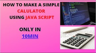 'Video thumbnail for how to make a calculator using java script'
