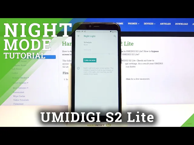 Video thumbnail for UMIDIGI S2 Lite – Turn On & Use Eye Comfort Mode