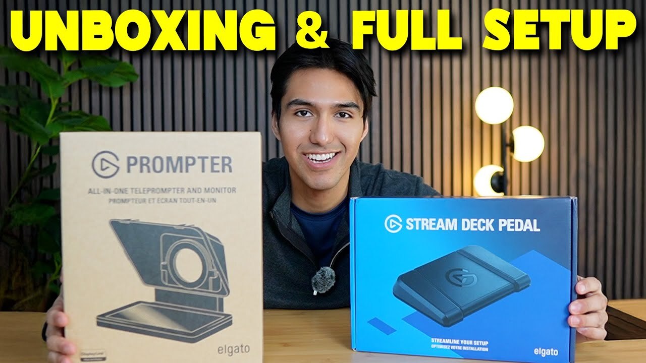 Video thumbnail for Elgato Prompter and Stream Deck Peal Unboxing and Setup